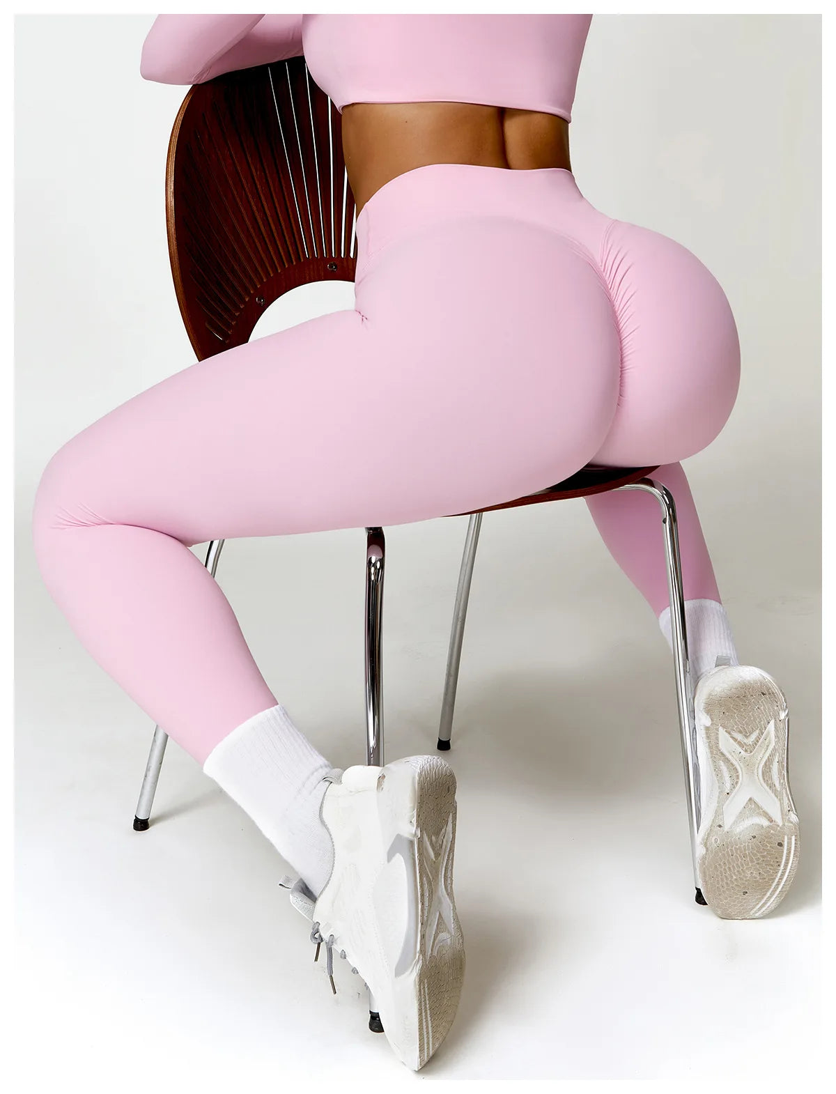 Neue Sommer High Waist Sport Leggings Damen Stretch Gymnastikhose Damen Lauf-Workout-Leggings Weibliche weiche Strumpfhose Push Up Yoga Hose
