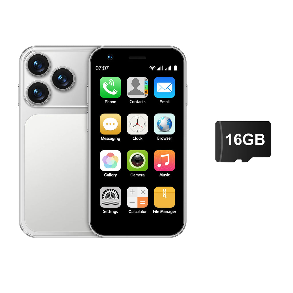 SERVO 18SE MINI Kleines Android Smartphone 3G WCDMA Dual SIM-Karte 2GB+16GB Play Store Wi-Fi Gesichtserkennung 3.0 Zoll Mini Smartphones
