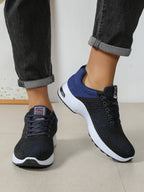 Herrenschuhe Mode Super Atmungsaktive Schnür-Laufschuhe – Rutschfest, langlebig und kissenweich – Herren Mode-Sneaker