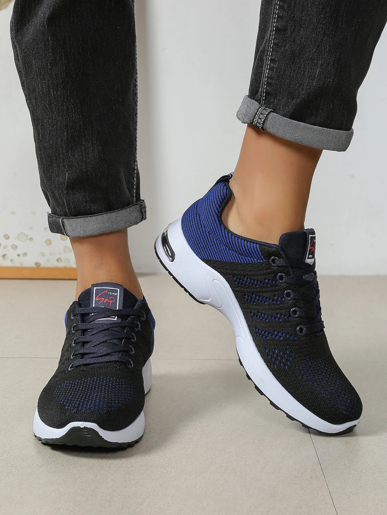 Herrenschuhe Mode Super Atmungsaktive Schnür-Laufschuhe – Rutschfest, langlebig und kissenweich – Herren Mode-Sneaker