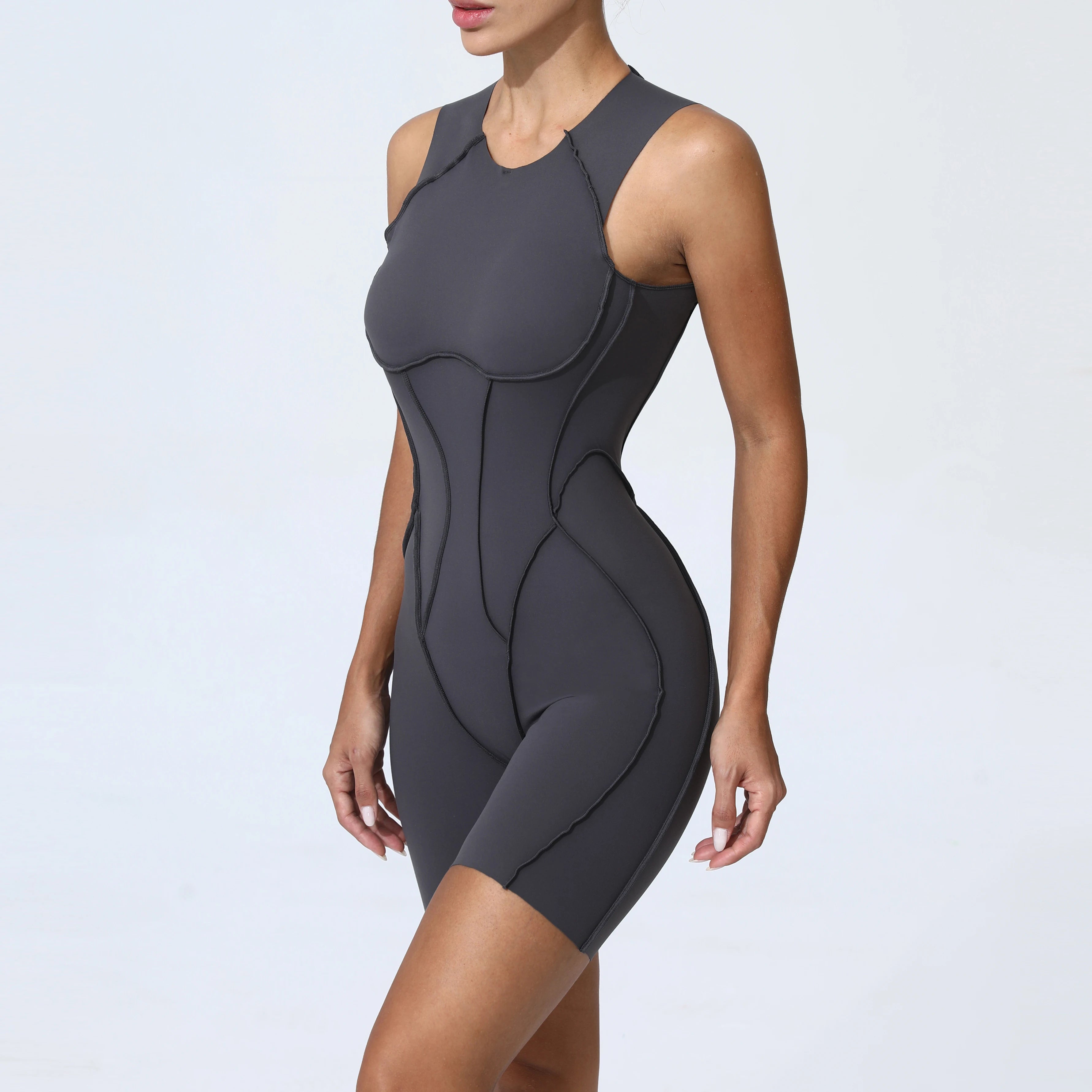 Sports Overalls Padding Sporty Jumpsuit Sportswear Woman Gym Clothing Suit for Fitness Women Bodysuit Secondary image