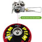 BRS Outdoor Gas Stove Mini Camping Gaskocher 25g Ultraleicht Titan Picknick Wanderkocher Überlebensofen BRS-3000T