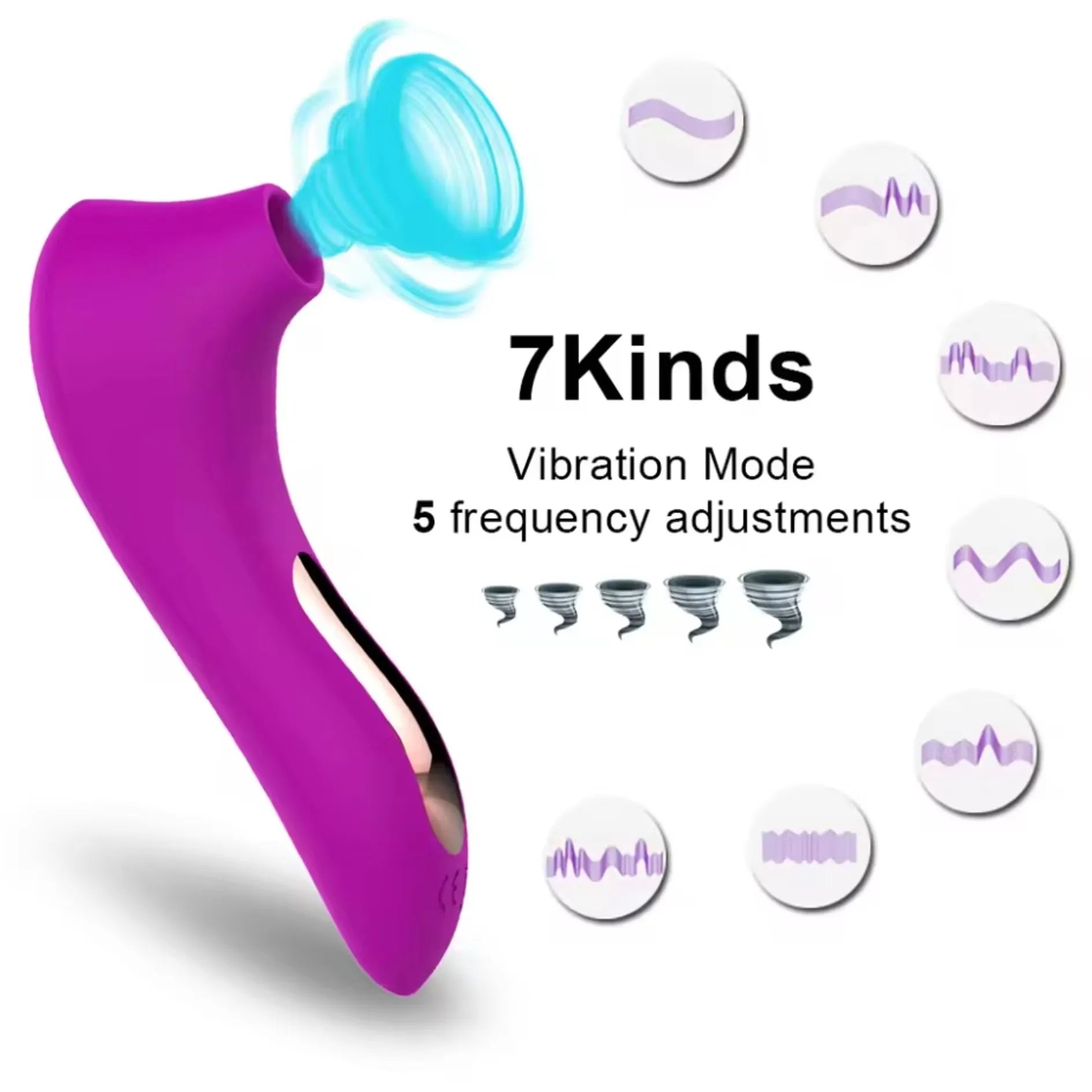 Leistungsstarker Saugvibrator für Frauen Sauger Klitoris Warze Oraler Vakuumstimulator Vagina Weiblicher Masturbator Erwachsene Sexspielzeug 18+