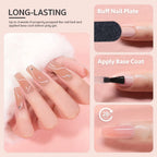 39-teiliges Nagelverlängerungs-Gel-Kit – enthält alle grundlegenden Nagelwerkzeuge, einfach zu bedienen für Anfänger. Einfaches Aufbaugel für Salon-Nägel