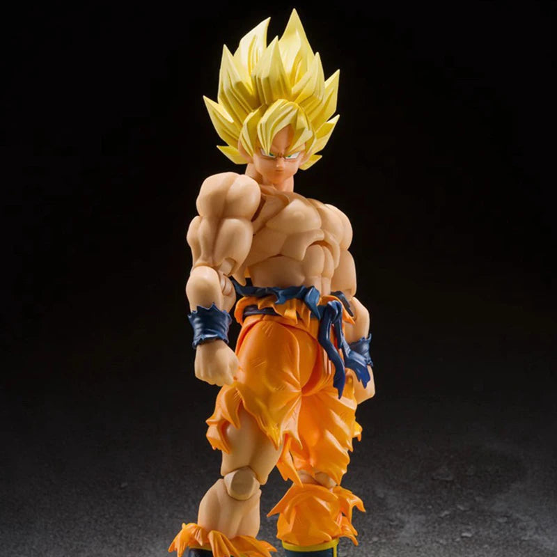 Shf Dragon Ball Z Son Goku Legendäre Actionfigur PVC Bewegliche Sammlung Anime 17cm Super Saiyajin Kakarotto Figur Modell Spielzeug