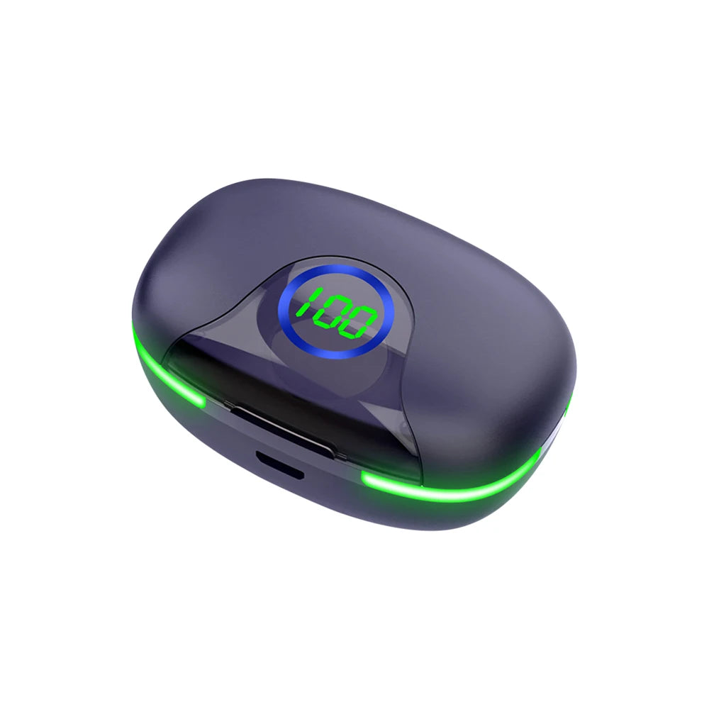Pro80 Kabelloser Bluetooth-kompatibler Kopfhörer mit Mikrofon Headsets HiFi-Klangqualität Geringe Latenz Ohrhörer Wasserdichte Earbuds