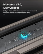 BlitzWolf BW-WA3 100W TWS Bluetooth-Lautsprecher mit vier Treibern, doppelter Membran, tiefem Bass, RGB-Licht, IPX5 Wasserdichtigkeit, 5000mAh Akku