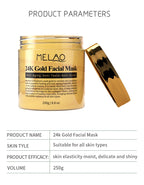 MELAO 24K Gold Gesichtsmaske Beauty Facemask Hautentfernende Frankreich Goldene Kollagen Gesichts-Feuchtigkeitsmasken