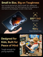 Android Tablet Cubot TAB KingKong Mini, 10200mAh Mega Akku 16GB(6+10), 128GB, Camping-Licht, 8,68 Zoll Bildschirm, 48MP Kamera, GPS