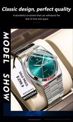 POEDAGAR Luxus Herrenuhren Wasserdicht Leuchtende Datumsanzeige Wochentag Herrenuhr Edelstahl Casual Mode Quarz Herren Armbanduhr Reloj