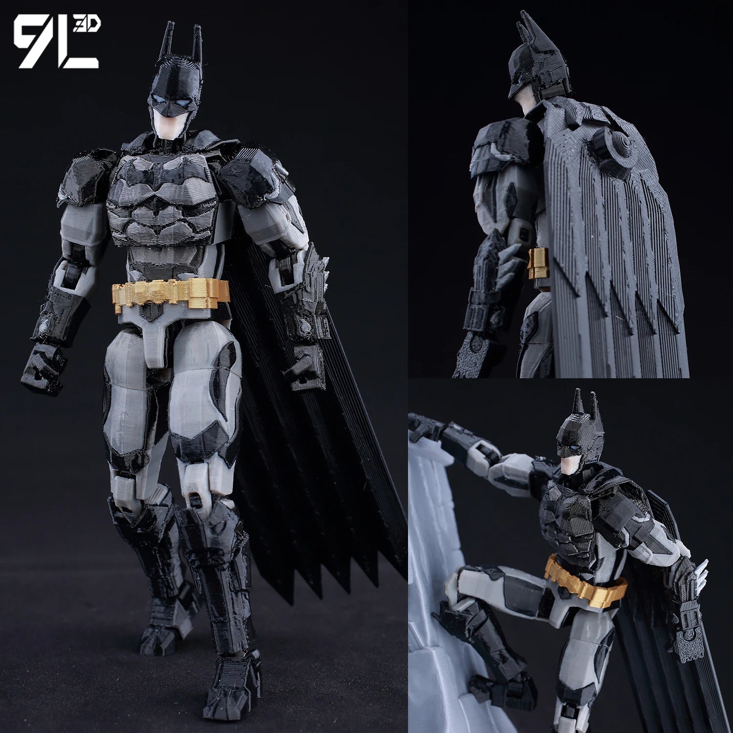 9L3D Gedruckte Deadpool Wolverine Batman Spider-Man Venom Actionfiguren Dummy13 Lucky13 T13 Anime Modell Spielzeug Sammlerstücke Geschenke