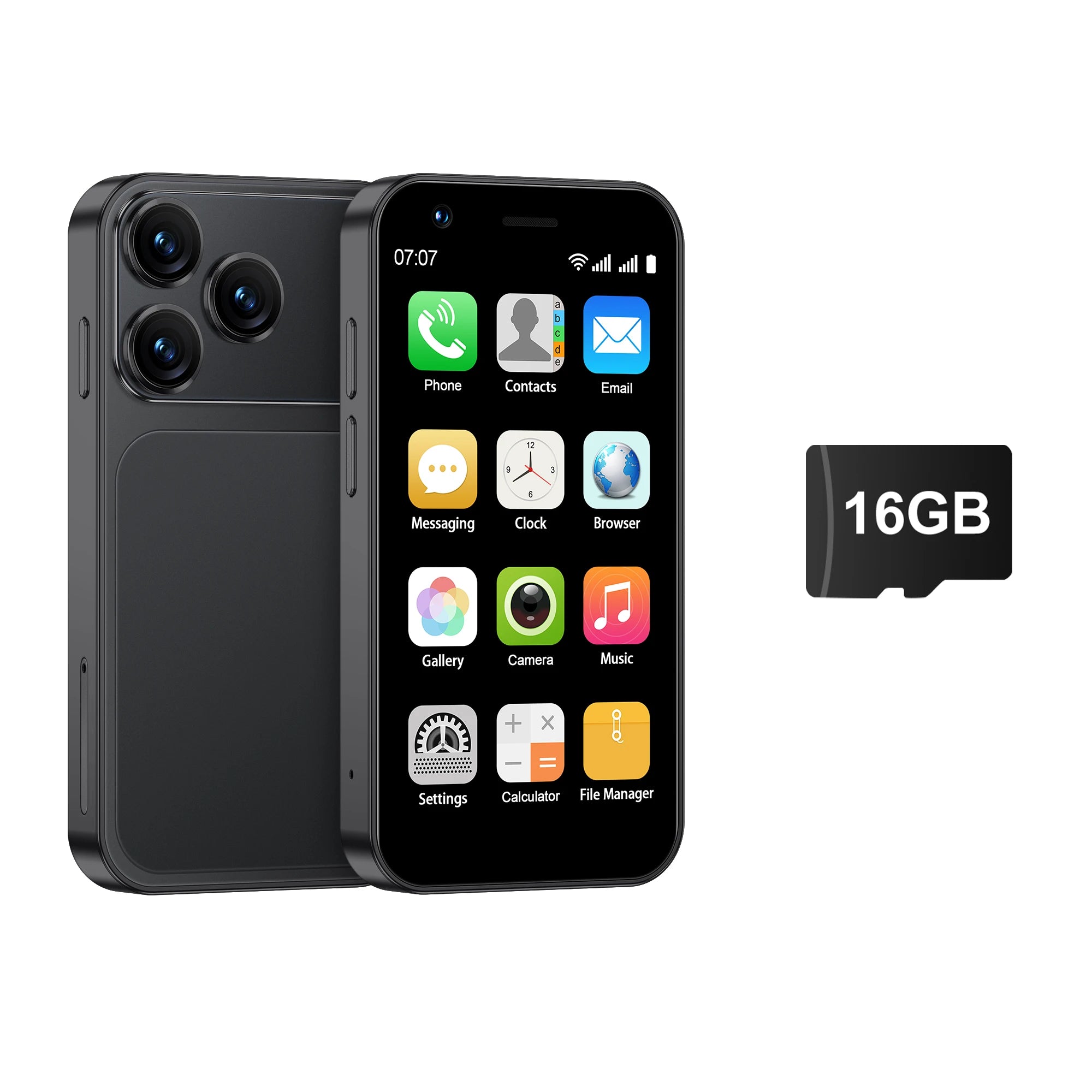 SERVO 18SE MINI 3G Pocket-Smartphone Android System Google Play 16GB ROM 2MP Kamera WiFi Super kleine Smartphones 2 SIM Standby
