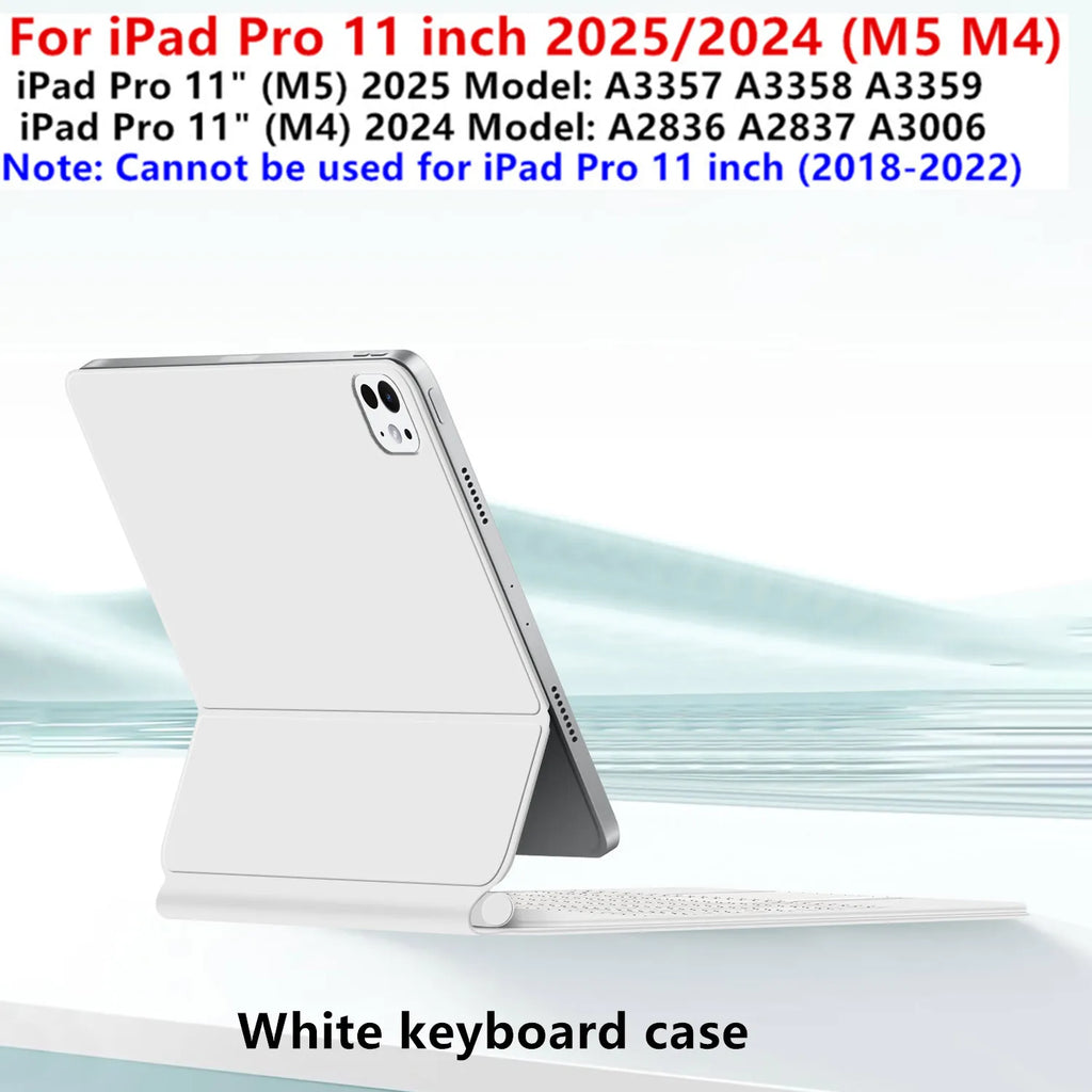 TouchPad Magic Keyboard für iPad Air 11 13 M4 2026 M3 M2 iPad 10 10. Gen. Air 4 5 6 iPad Pro 11 12,9 13'' M5 M4 Smart Cover Hintergrundbeleuchtung