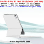 TouchPad Magic Keyboard für iPad Air 11 13 M4 2026 M3 M2 iPad 10 10. Gen. Air 4 5 6 iPad Pro 11 12,9 13'' M5 M4 Smart Cover Hintergrundbeleuchtung