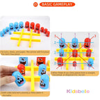 Brettspiel Spielzeug Tic Tac Toe Groß isst Klein Logisches Denken Trainingsspiel Eltern-Kind Interaktives Familienspiel Kinder Weihnachtsgeschenk