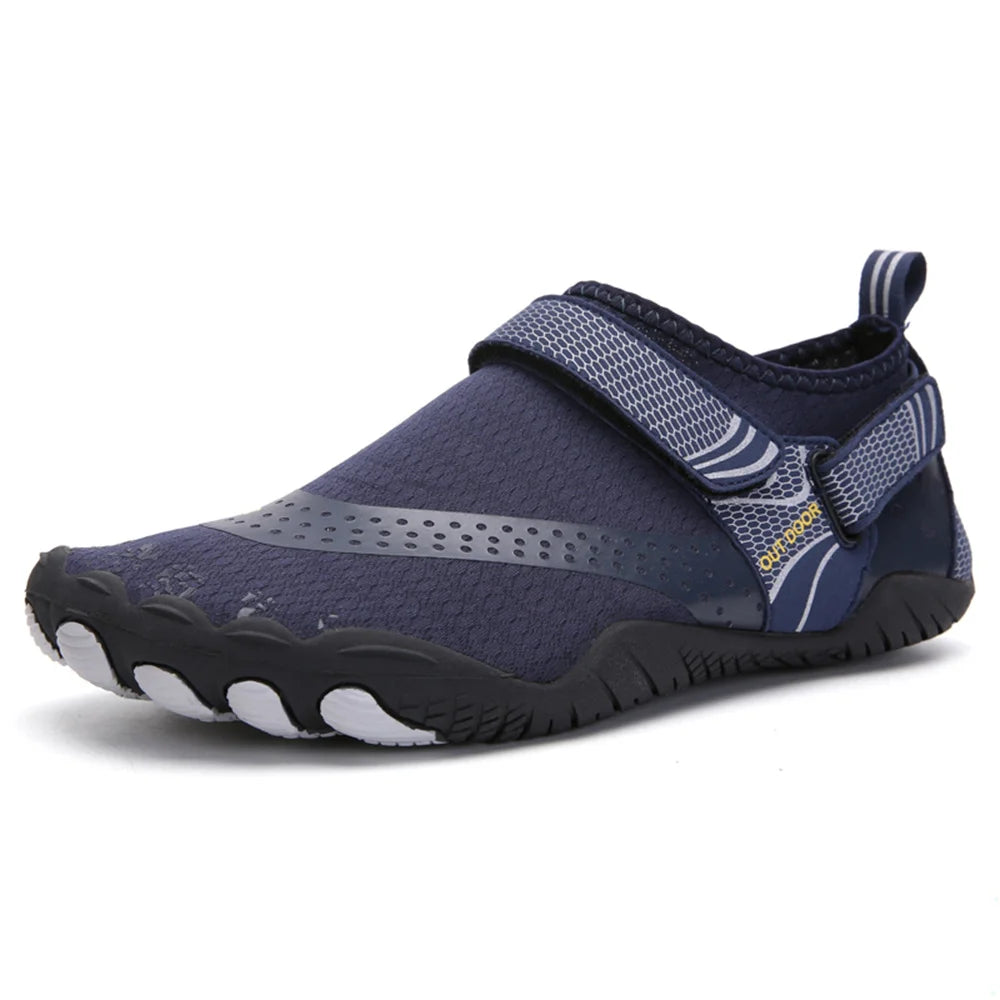 Herren Damen Wasserschuhe Schnell Trocknend Rutschfest Fünf-Finger-Schuhe Outdoor-Watschuhe Schwimmschuhe Barfuß Aquaschuhe Leichte Sneakers