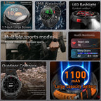 2026 Neue T-Rex 3 Ultra 1100mAh Smartwatch 5ATM Wasserdicht Outdoor Sport GPS Track Herzfrequenz Kompass Bluetooth Anruf Smartwatch