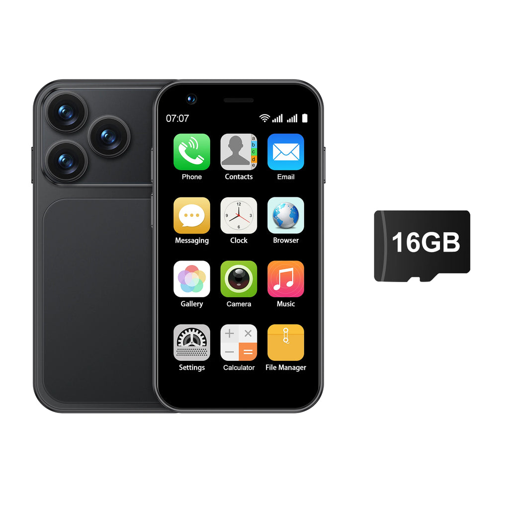 SERVO 18SE MINI Kleines Android Smartphone 3G WCDMA Dual SIM-Karte 2GB+16GB Play Store Wi-Fi Gesichtserkennung 3.0 Zoll Mini Smartphones