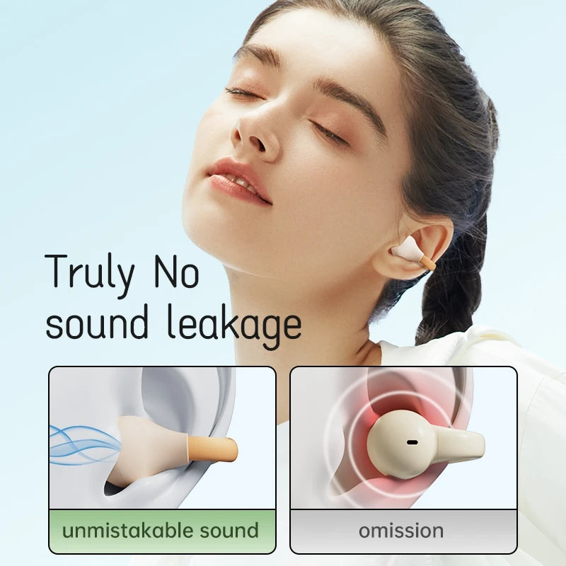 Lenovo Wireless Headsets Bluetooth 5.3 ENC Earbuds LED Power Display TWS Sport Noise Cancel Kopfhörer mit Mikrofon für iPhone
