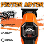 Neuer professioneller BRDCLIP Salon Friseur-Set Vektormotor Haarschneidemaschine 7800-13000 U/min Trimmer 8000-13000 U/min Metallgehäuse 2603 Rasierer