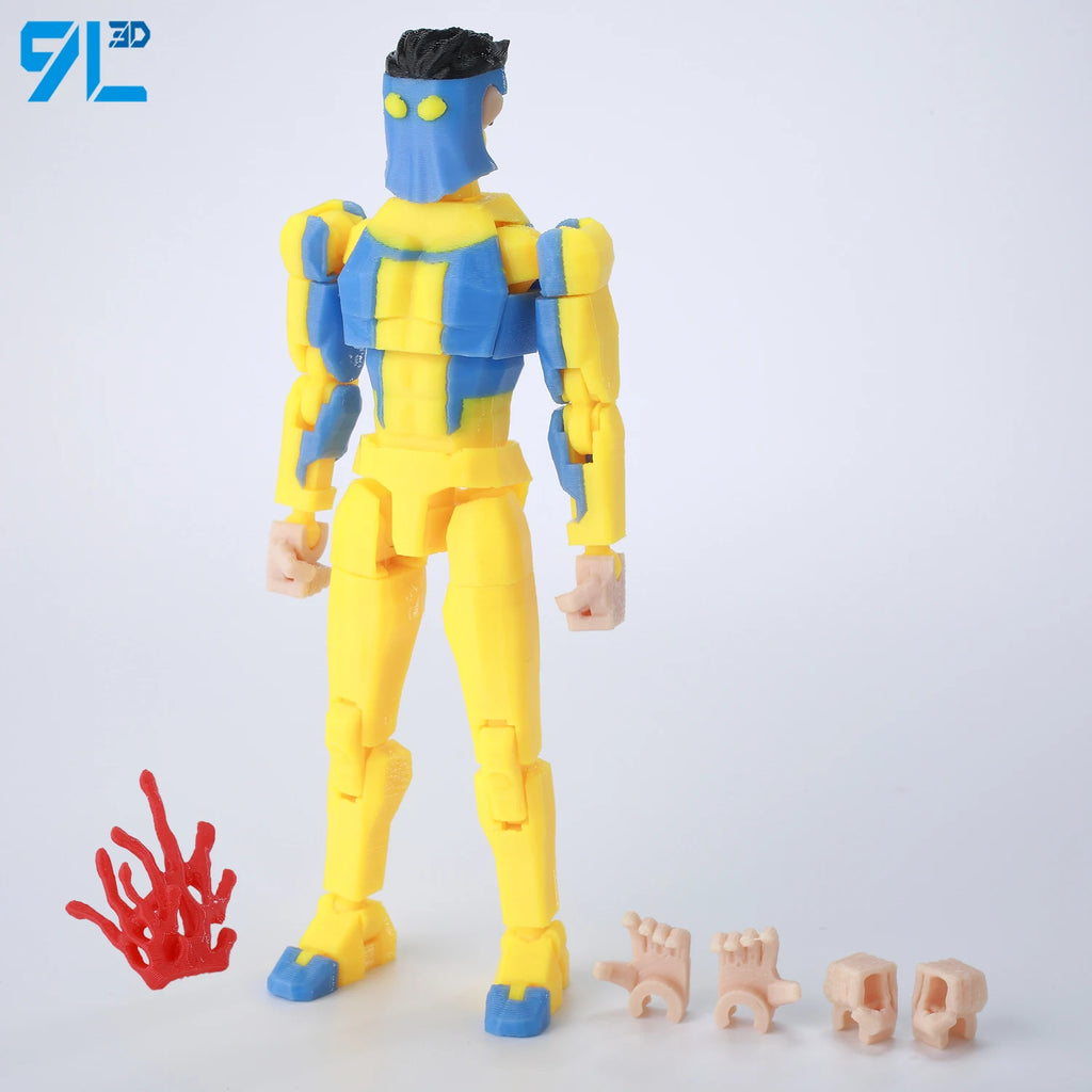 9L3D Gedruckte Deadpool Wolverine Batman Spider-Man Venom Actionfiguren Dummy13 Lucky13 T13 Anime Modell Spielzeug Sammlerstücke Geschenke