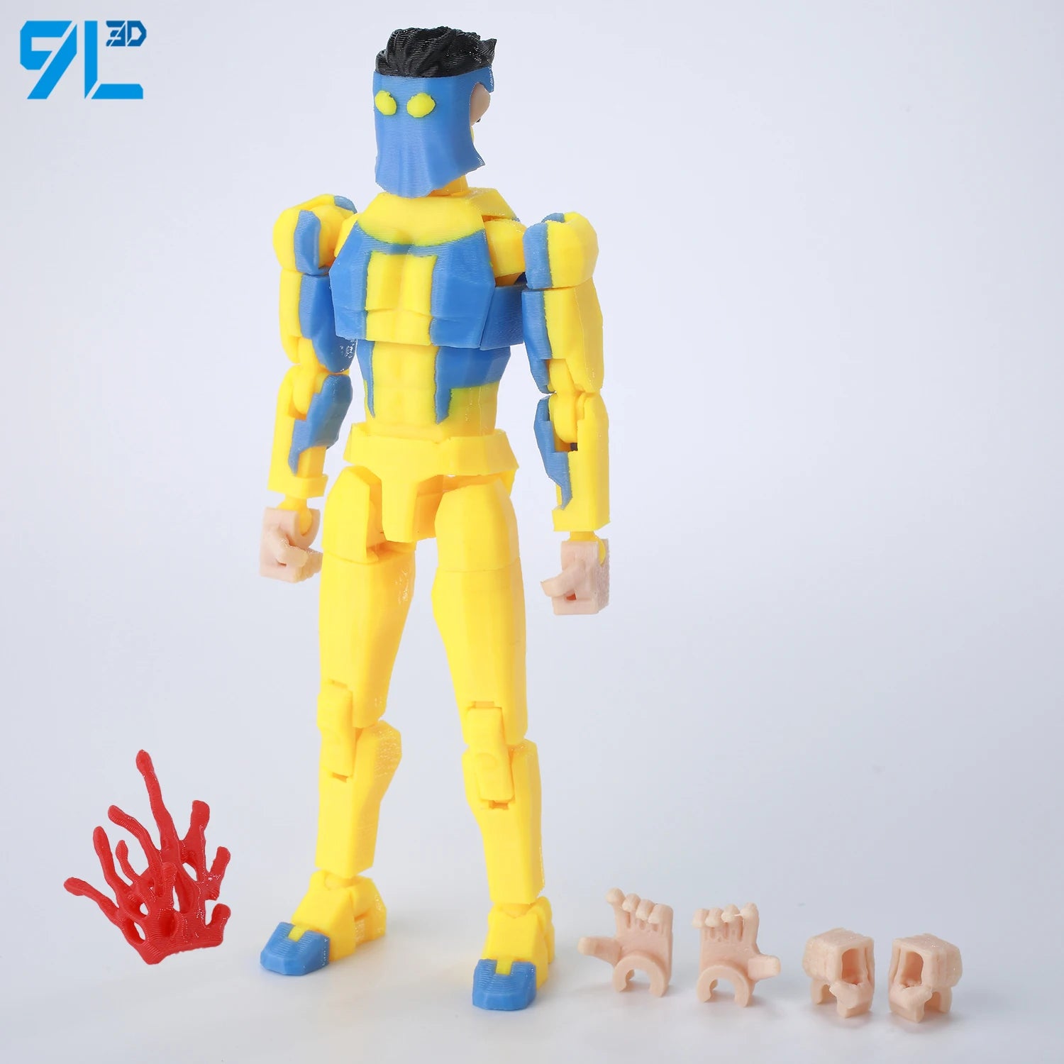 9L3D Gedruckte Deadpool Wolverine Batman Spider-Man Venom Actionfiguren Dummy13 Lucky13 T13 Anime Modell Spielzeug Sammlerstücke Geschenke