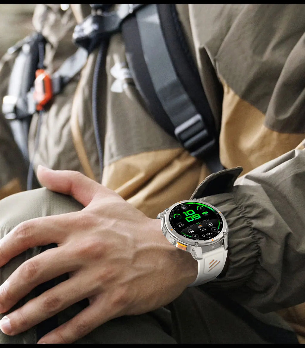 2026 Neue T-Rex3 Pro 1100mAh Akku Smartwatch GPS-Route 5ATM Wasserdicht Sport Lauf-Tracker Outdoor Kompass Militär-Smartwatch