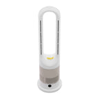 Blattloser Ventilator zum Kühlen und Heizen 220 V mit Timer, Fernbedienung, 8 Windstärken, leise, für Zuhause, Klimaanlage, Heizung, LED-Anzeige