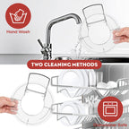 Spritzschutz, Abnehmbarer Klappdeckel für KitchenAid 4.5-5QT Küchenmaschine mit Kippkopf, Zubehör für Rührschüsseln