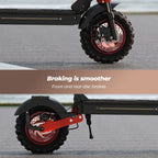 iScooter iX5S E-Scooter 48V15Ah Akku 1000W Motor EABS Bremssystem Elektroroller 11" Offroad-Reifen City E-Scooter für Erwachsene