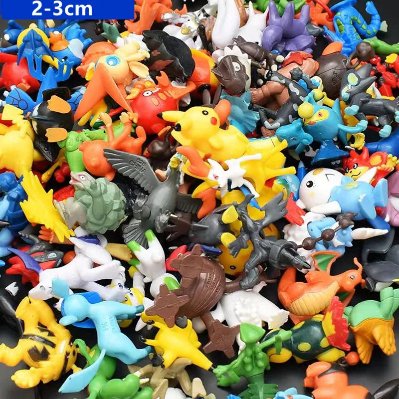 144 Anime Stil Actionfigur Modell Pokémon Figur Spielzeug Ornament Dekoration Sammlerstücke Spielzeug für Kinder Weihnachtsgeschenk