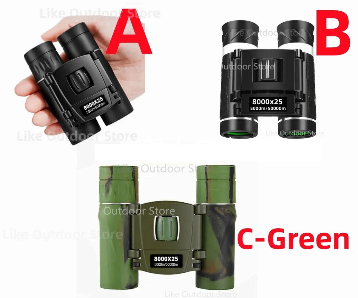 Leistungsstarkes Fern Fernglas Monokular Teleskop Faltbar Tragbar BAK4 FMC Optik Jumelles für Outdoor Camping Jagd Konzert