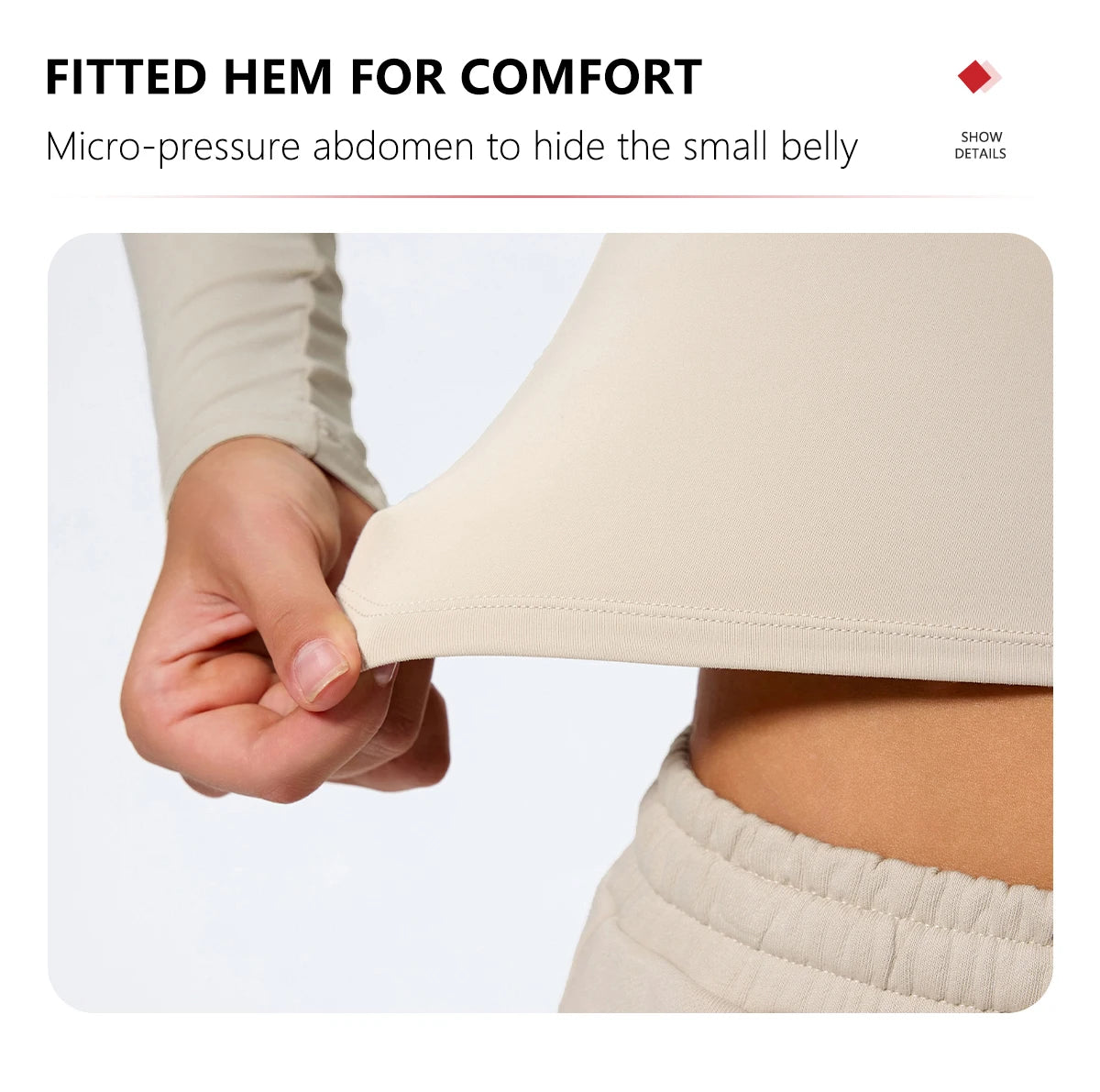 Hearuisavy Sommer Damen Fitness Langarmshirt Leichtes Gym Workout Top Atmungsaktive Schnelltrocknende Yoga Kleidung Sportbekleidung