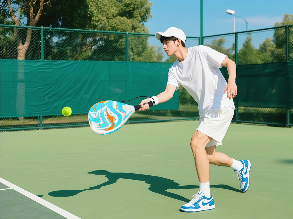 Neueste Tennisschläger 2026 | Padelschläger, aus ultraleichtem Kohlefasermaterial, mit starker Elastizität und guter Qualität