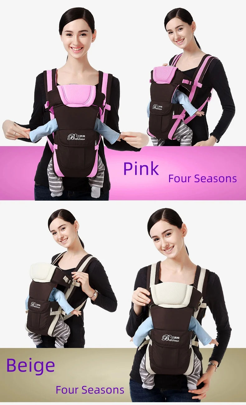 Baby Carrier Backpack 4 in 1 Things for Babies Accessories Kangaroo Accessory Sling Stuff Children's Newborn Infant Ergonomic