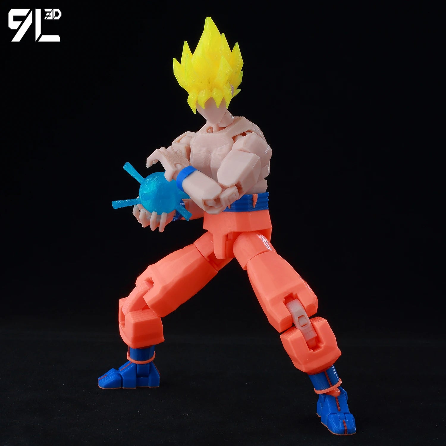 9L3D Gedruckte Dragon Ball Son Goku Vegeta Beerus Frieza Anime Lucky13 Dummy13 Titan13 Actionfiguren Mehrgelenkige Bewegliche Spielzeuge
