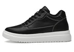 Hochwertige Herren-Sneaker, erhöhte Herrenschuhe, modische Freizeitschuhe, bequeme Leder-Sportschuhe, Höhenzunahme 6/8/10 cm