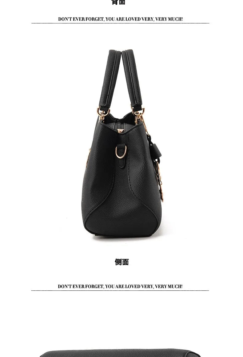 Neue koreanische Version trendige Herbst- und Winter-Schleifen-Damenhandtasche tragbare Umhängetasche Killer Bag Muttertasche großes Fassungsvermögen