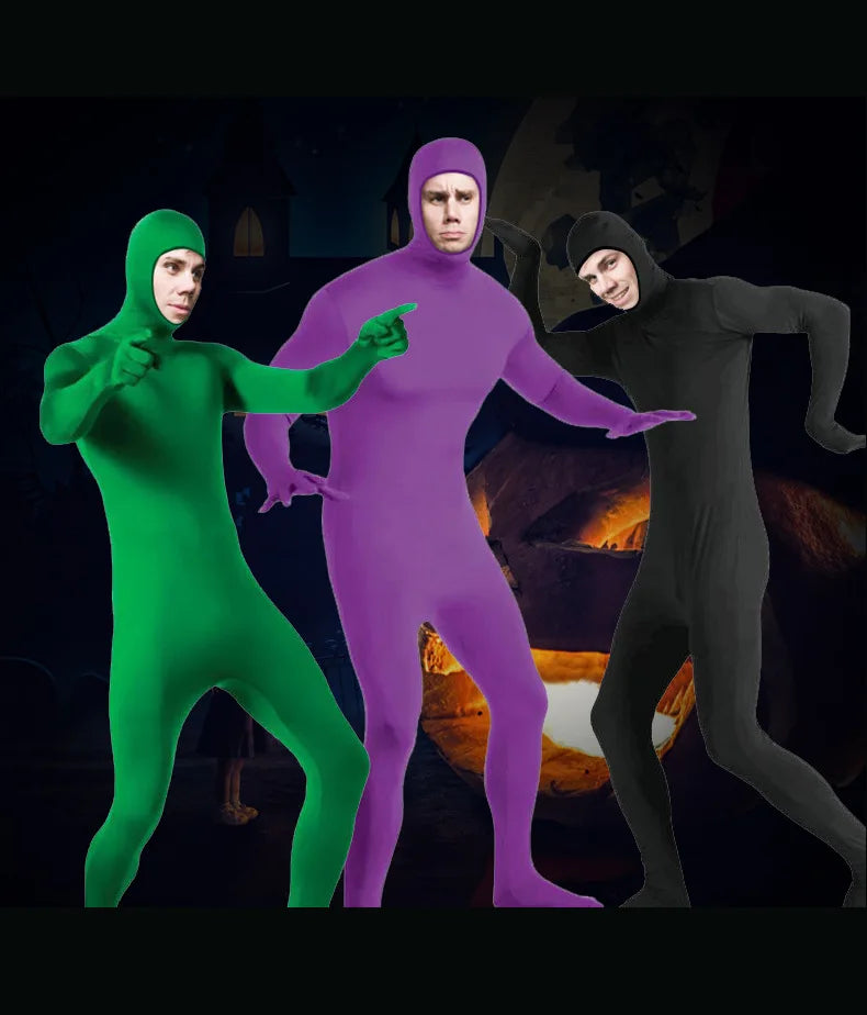 Neuer Kinder- und Erwachsenen-Zentai-Ganzkörperanzug, zweite Haut, eng anliegend, Spandex-Nylon-Bodysuit, Neuheit, Herren, Damen, Tanz-Jumpsuit, Cosplay-Kostüme