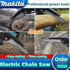 Makita 6 Zoll Kettensäge Elektrische Säge 18V Handheld Tragbare Holzfäller Kettensäge Gartenbeschneidung Holz Elektrowerkzeug