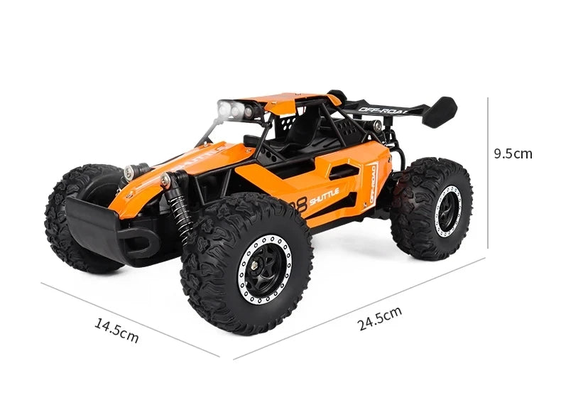 Oike RC-Car 1:16 Modell mit LED-Lichtern Funkferngesteuertes Offroad-Kletterfahrzeug Outdoor-Autos Drift-Rennspielzeug Jungen Geschenke
