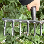 Jäthacke Rechen 4/7/9/12 Zinken Landwirtschaftliches Werkzeug Jätvertikutierer Artefakt Landwirtschaftliche Nagelharke Kohlenstoffstahl Gartenjätwerkzeuge