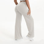 SoftMotion Damen Leggings Gerade Beine Mittlere Taille Yoga-Hose GYM-Leggings Naked Feel Pilates Laufhose Sporthose