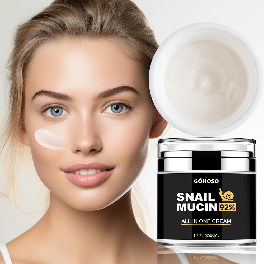 ENVISHA Hautpflege Schneckenschleim Gesichtscreme Straffend Aufhellend Anti-Aging Falten Feuchtigkeitsspendend Hydratisierend Schönheit Gesundheit Poren verkleinern