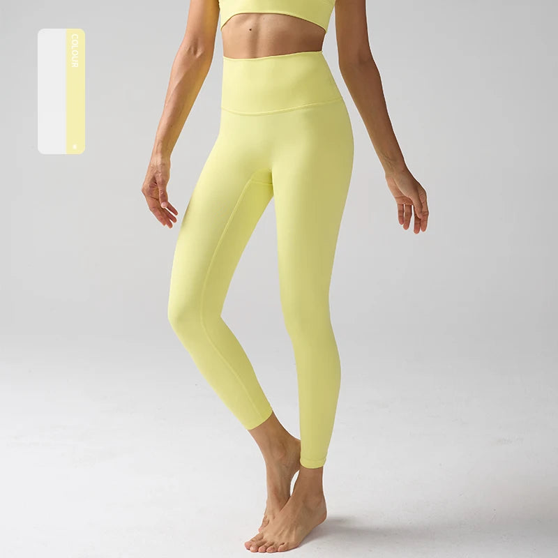 High Waist Naked Feeling Leggings Women Fitness Running Yoga Leggings Pants Energy Gym Tight Leggings Casual Workout Leggings