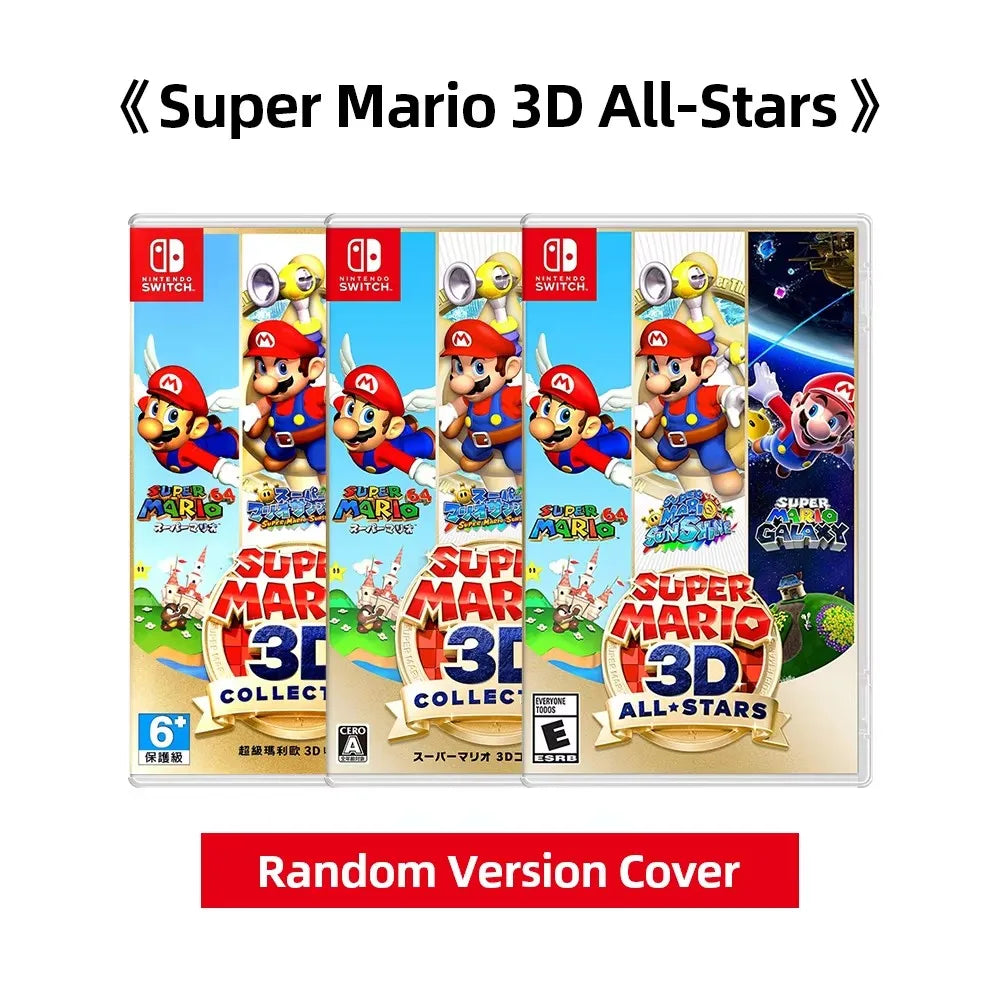 Nintendo Switch Spiel - Super Mario 3D All-Stars Collection - 100% Offizielle physische Spielkarte Rollenspiel Genre für Switch OLED Lite