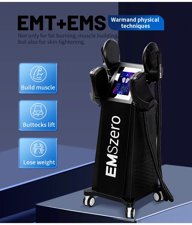 EMSZERO 6500W 200HZ Elektromagnetischer Lifter Muskelstimulator Gewichtsverlust Körperformung Massagegerät