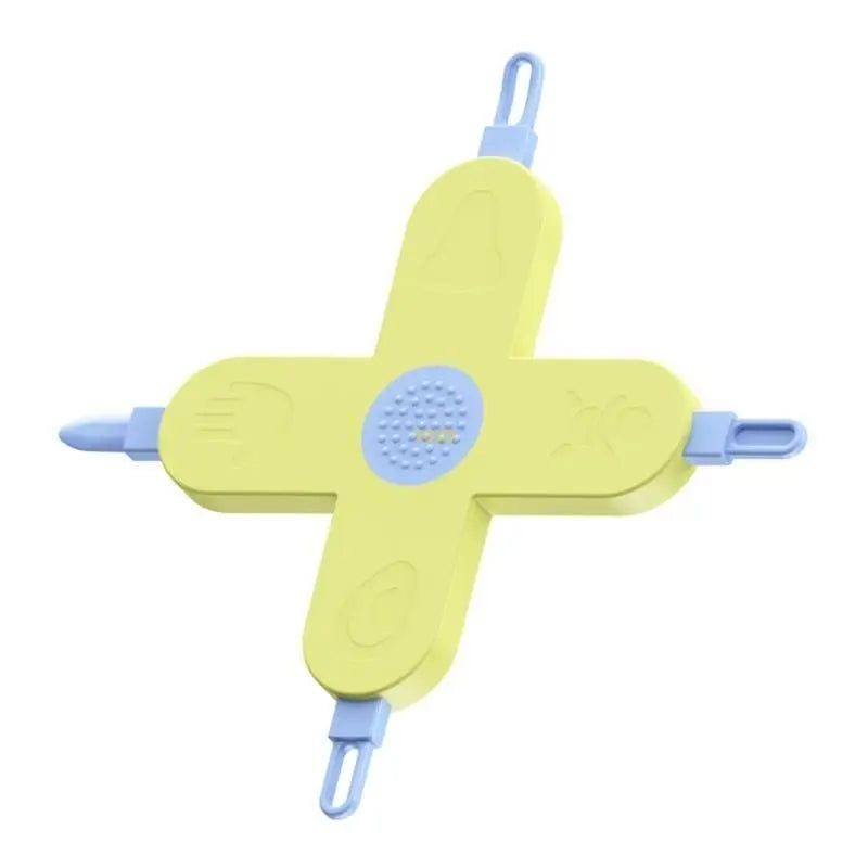 Infant Ohren- Nasen- Nabel-Reinigungswerkzeug Kinder Sicherheit Ohrenschmalzentferner Nabelreiniger Nasenhöhlenpflegezubehör 4-in-1 Baby Pflege Gadget
