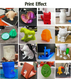 EasyThreed 3D-Drucker Einsteigermodell, kompatibel mit PLA- und TPU-1,75-mm-Filament, inklusive Netzadapter.
