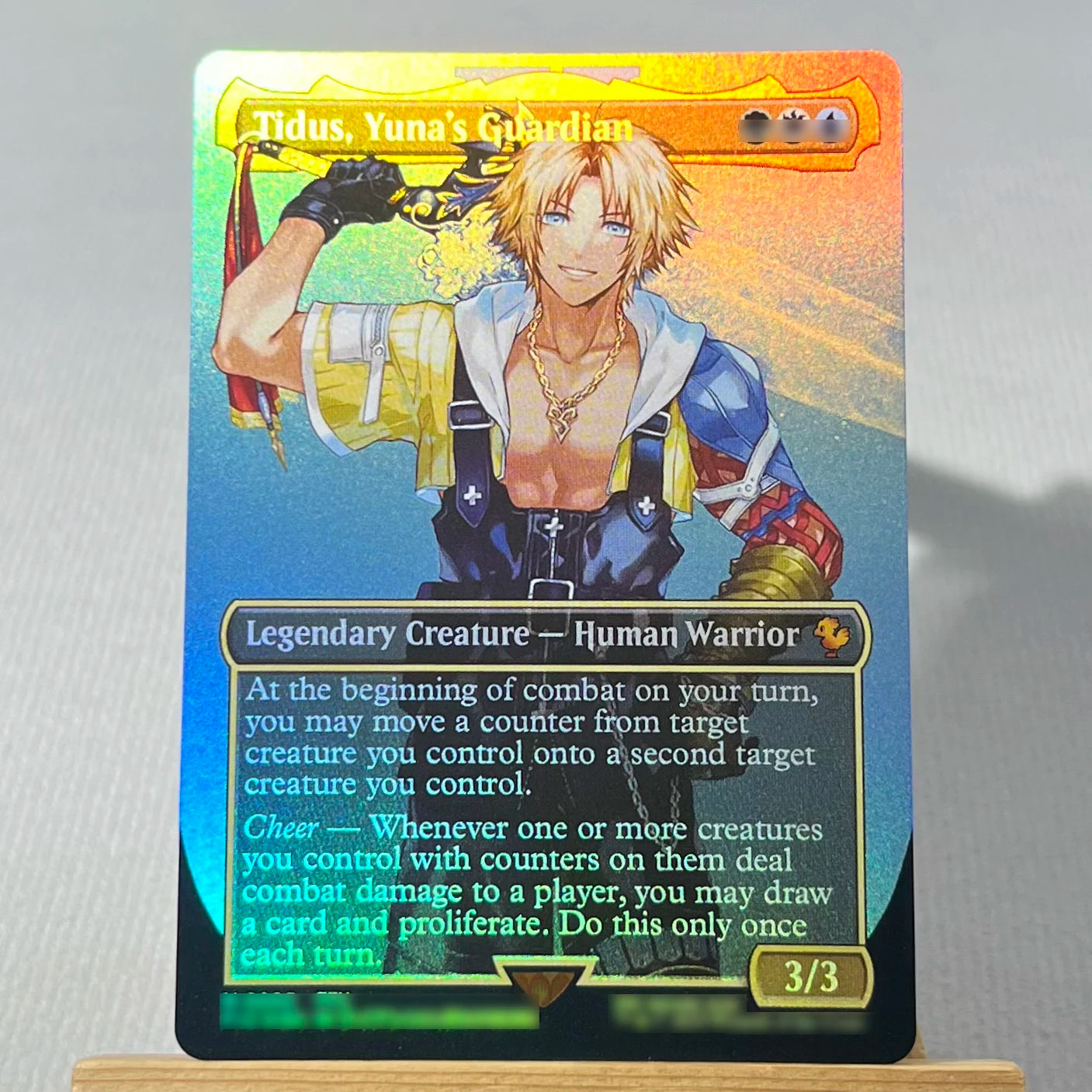 FCA FIN FIC PIP LTR FOIL4-002 magische Karten Antiker Kupferdrache Tcg Proxy Reisender Chocobo Celes, Runenritter Gathering